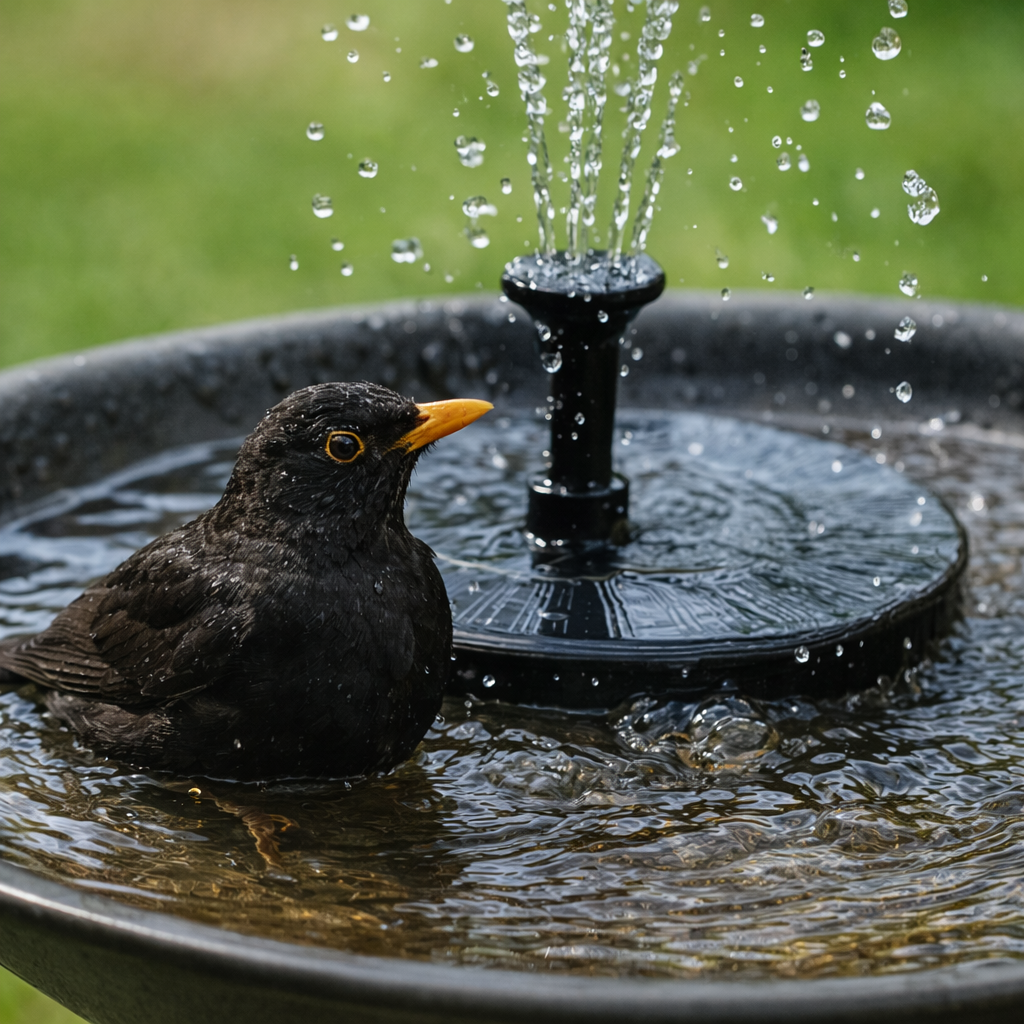 Peachlife™ Solar Garden Fountain – Eco-Friendly Outdoor Water Feature