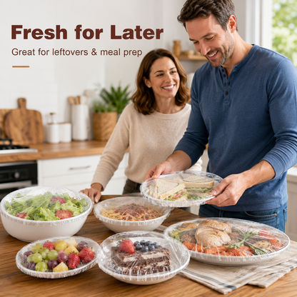 ⏳LAST DAY SALE 50% OFF!!🔥Varenloey® Disposable Stretch Food Covers for Bowls & Plates