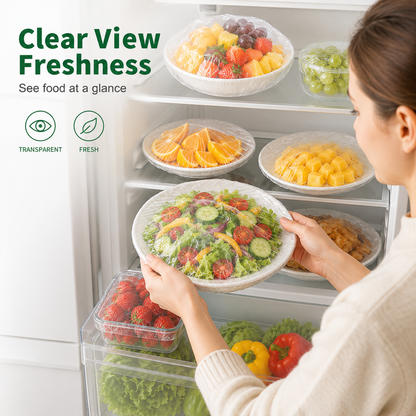 ⏳LAST DAY SALE 50% OFF!!🔥Varenloey® Disposable Stretch Food Covers for Bowls & Plates