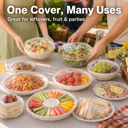 ⏳LAST DAY SALE 50% OFF!!🔥Varenloey® Disposable Stretch Food Covers for Bowls & Plates