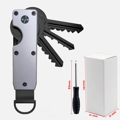 Metal Key Organizer — No More Bulky, Noisy Keys