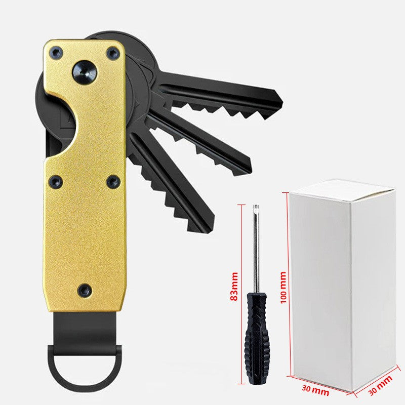 Metal Key Organizer — No More Bulky, Noisy Keys
