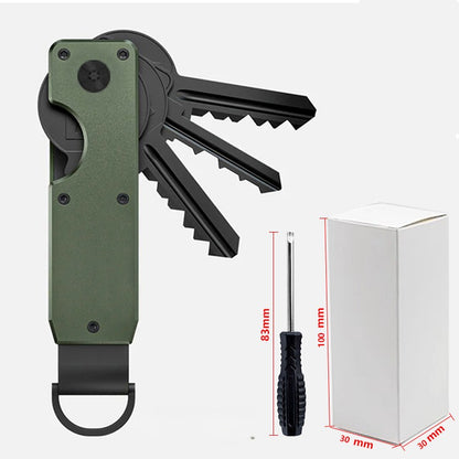 Metal Key Organizer — No More Bulky, Noisy Keys
