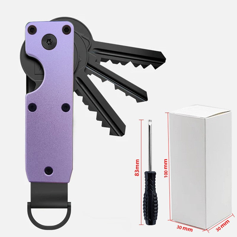 Metal Key Organizer — No More Bulky, Noisy Keys
