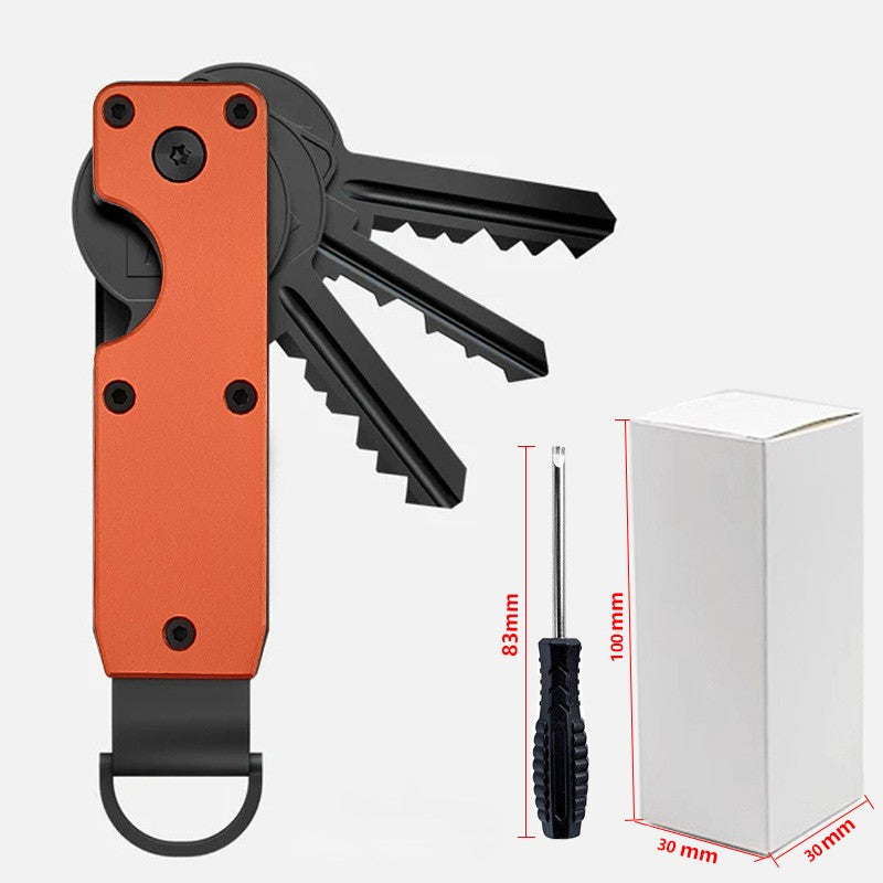Metal Key Organizer — No More Bulky, Noisy Keys