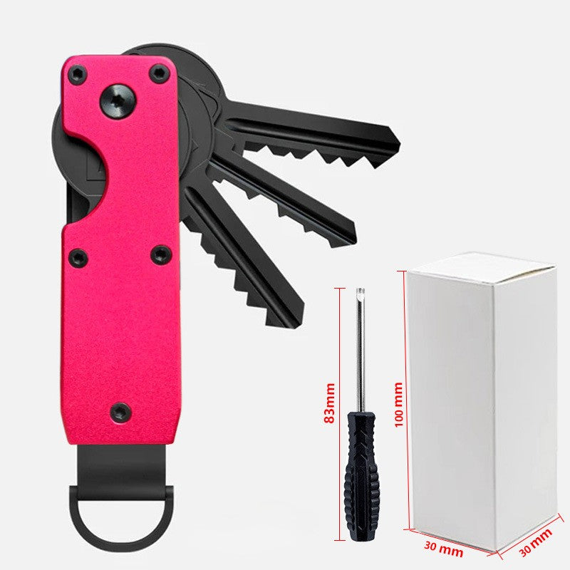 Metal Key Organizer — No More Bulky, Noisy Keys