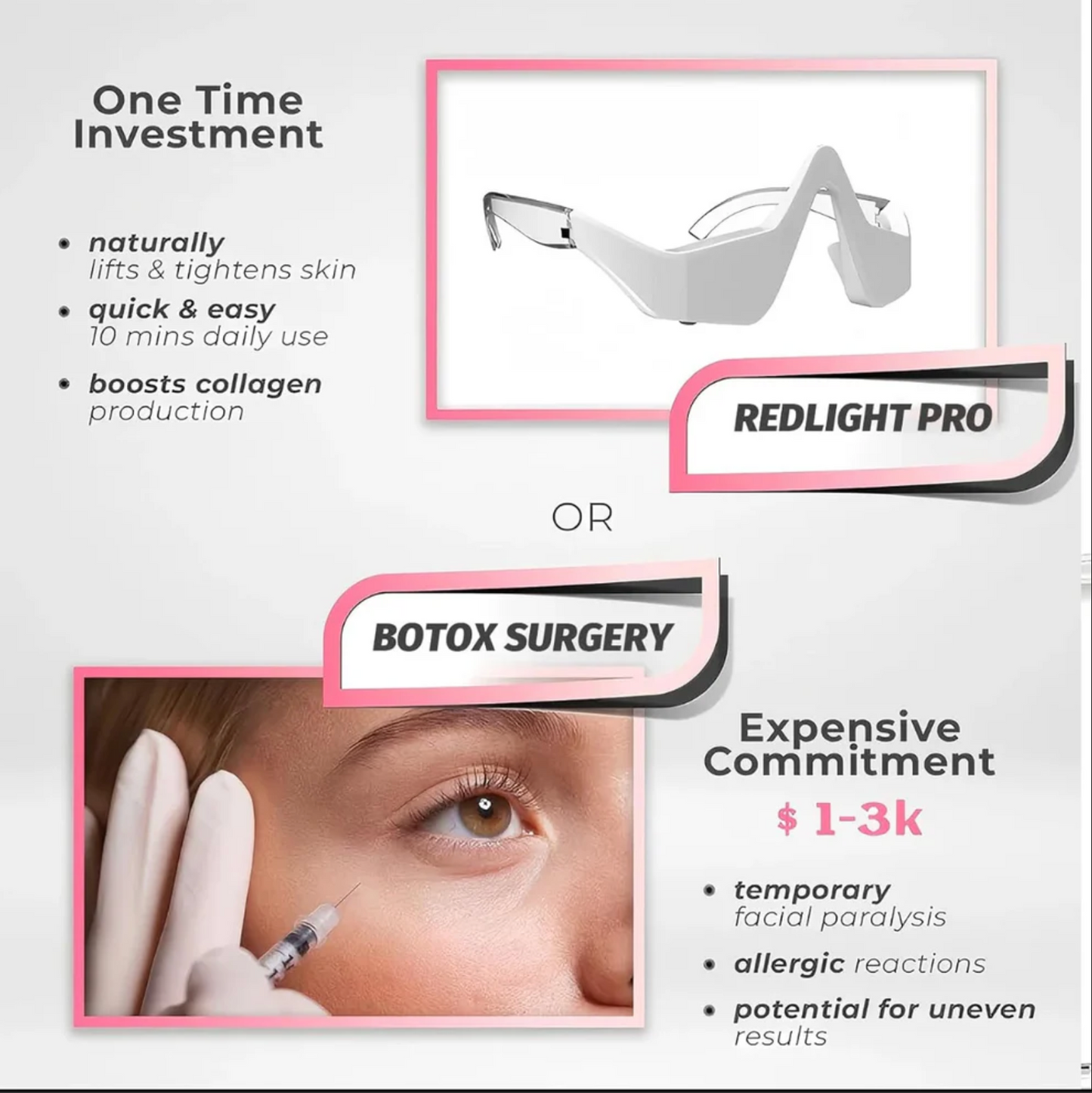 EInuvo™: Red Light Therapy That Deflates Eye Bags