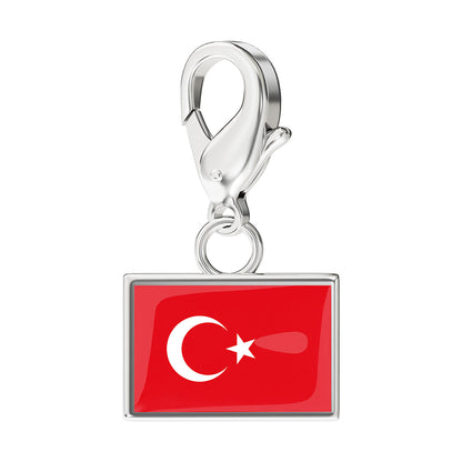 Flag & Map Charms Set