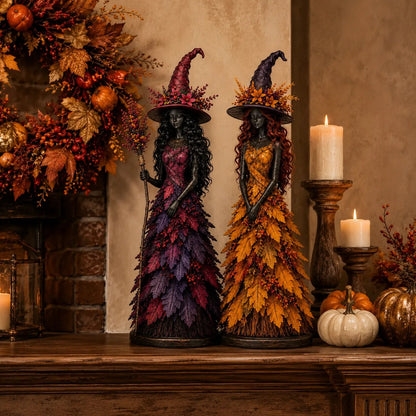 🔥LAST DAY 50% OFF - 🧙‍♀️Enchanted Autumn Witch Figurine (📦 Free Shipping)