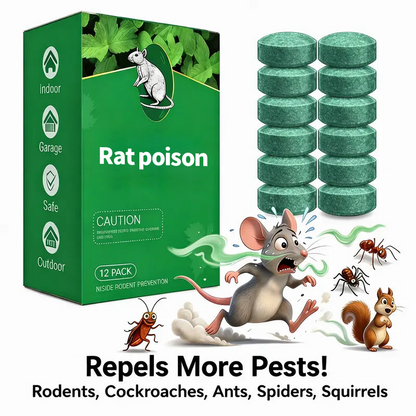 12-Pack Natural Peppermint & Lemon Rodent Repellent Balls - Safe Pest Control for Home & Garden