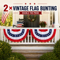 2 * Heritage American Flag