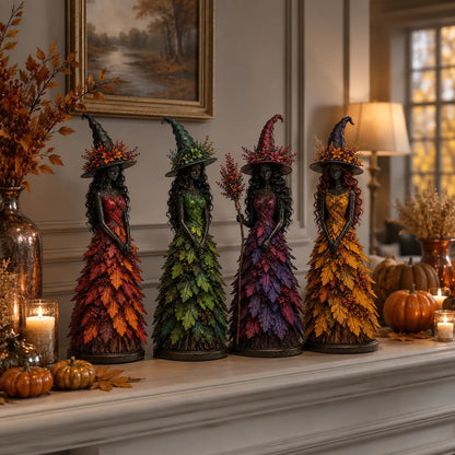 🔥LAST DAY 50% OFF - 🧙‍♀️Enchanted Autumn Witch Figurine (📦 Free Shipping)