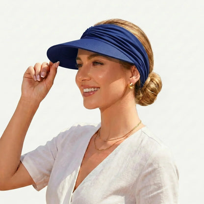 🔥 Summer Hot Sale 60% OFF💕UPF 50+ Sun Visor Ponytail Hat