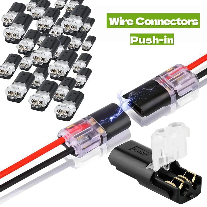 Double Wire Plug in Connector Ultimate DIY Wiring Kit