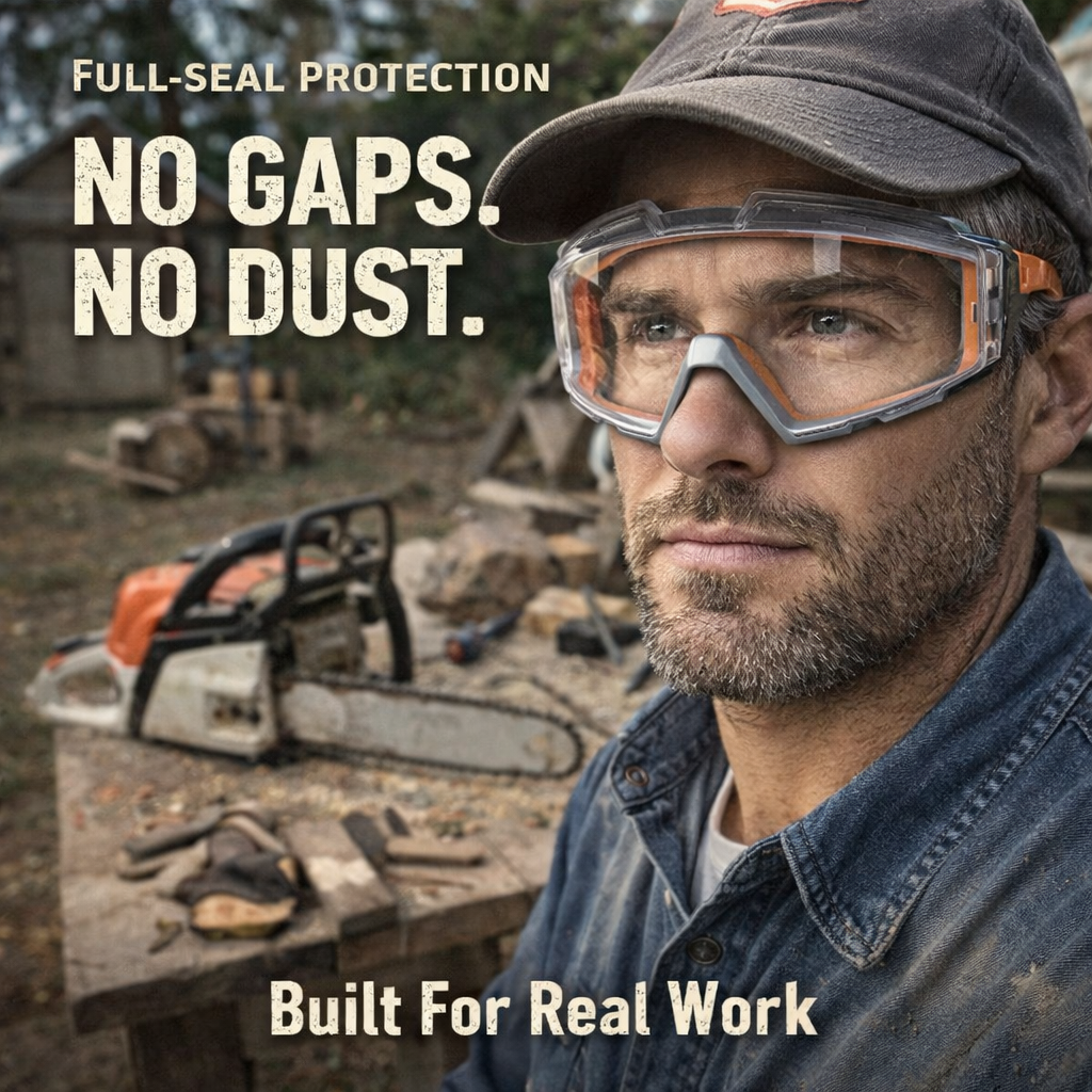 Protect Your Eyes Right-Safety Goggles