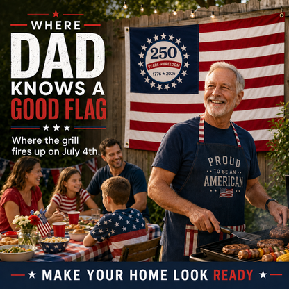 Last Day 51% OFF🔥250th Anniversary USA Commemorative Flag (3x5 Ft),Double-Sided Embroidered