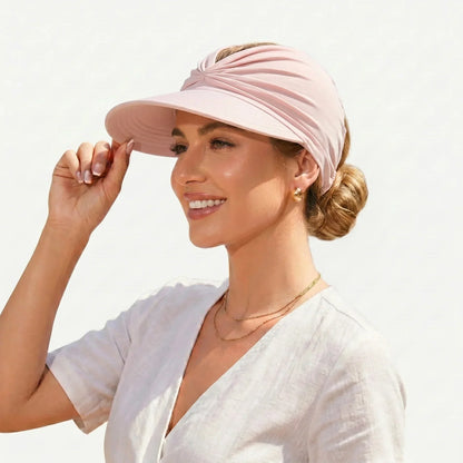 🔥 Summer Hot Sale 60% OFF💕UPF 50+ Sun Visor Ponytail Hat
