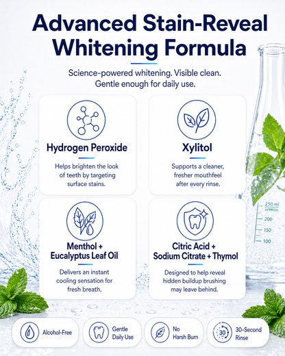 EINUVO®3-in-1 Stain-Removing Whitening Mouthwash