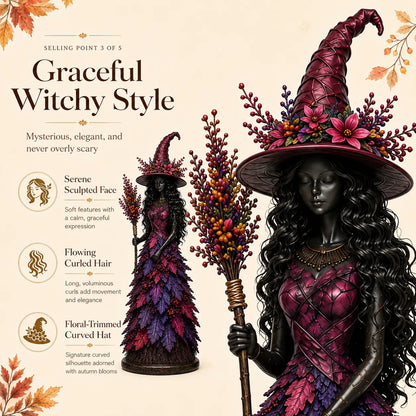 🔥LAST DAY 50% OFF - 🧙‍♀️Enchanted Autumn Witch Figurine (📦 Free Shipping)