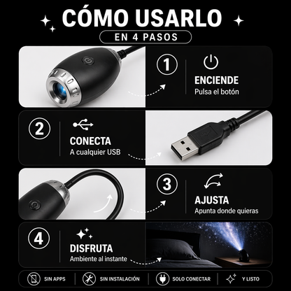 StarCeiling 360° Galaxy Sleep Projector