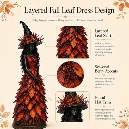 🔥LAST DAY 50% OFF - 🧙‍♀️Enchanted Autumn Witch Figurine (📦 Free Shipping)
