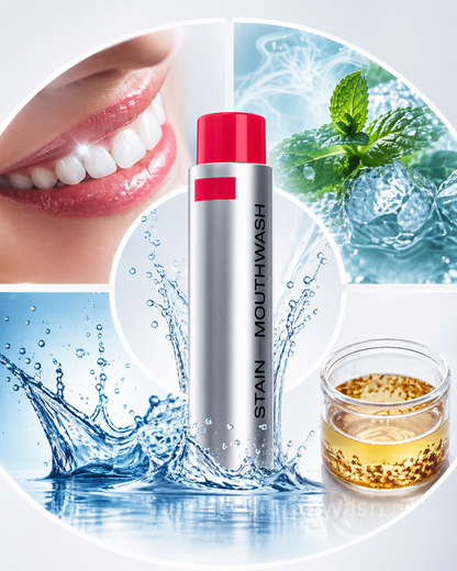 EINUVO®3-in-1 Stain-Removing Whitening Mouthwash