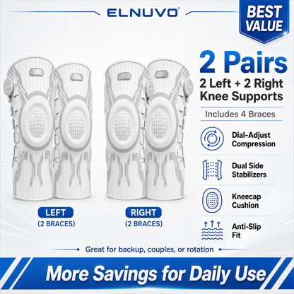 Elnuvo Advanced Adjustable Multi-Function Sports Knee Support Brace