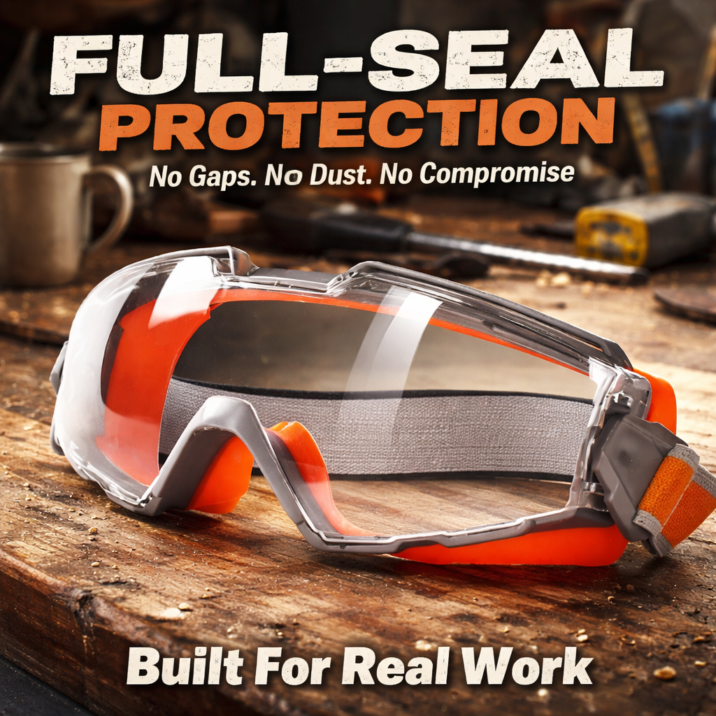Protect Your Eyes Right-Safety Goggles