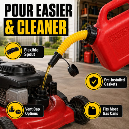 2-Pack Gas Can Spout Replacement Kit