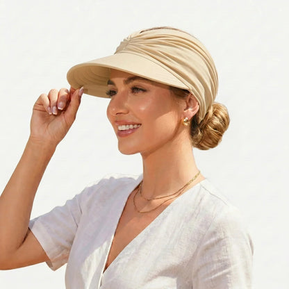 🔥 Summer Hot Sale 60% OFF💕UPF 50+ Sun Visor Ponytail Hat