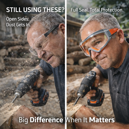 Protect Your Eyes Right-Safety Goggles