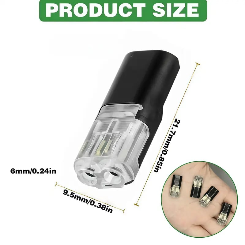 Double Wire Plug in Connector Ultimate DIY Wiring Kit