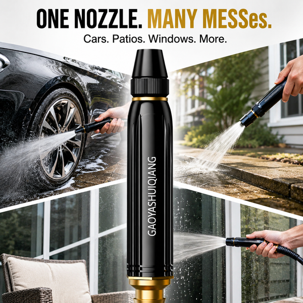High pressure water gun nozzle customer photo