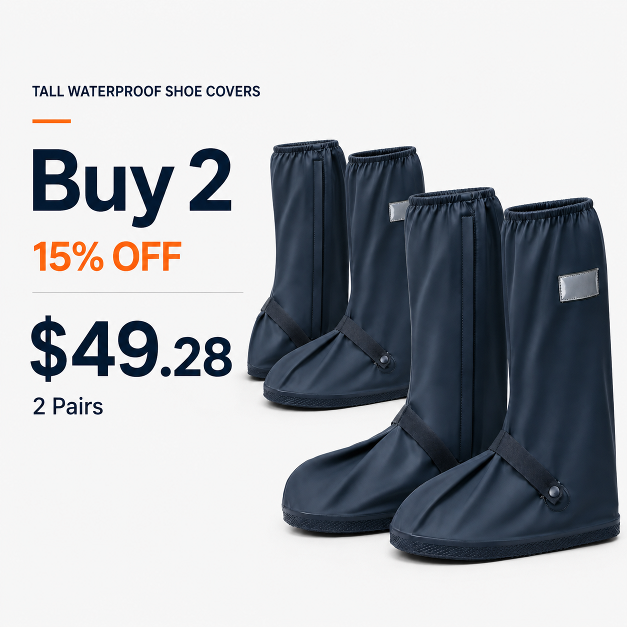 Varenloey® Foldable Waterproof Boot Covers – Stay Dry in Rain, Mud & Snow