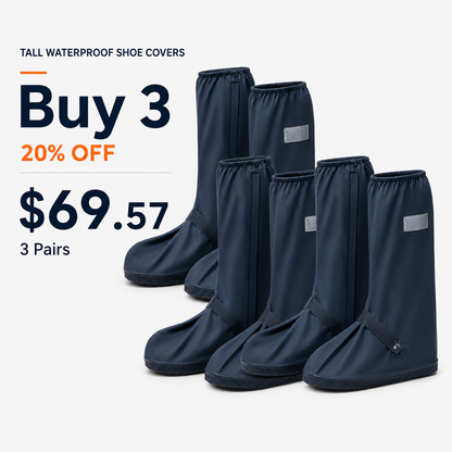 Varenloey® Foldable Waterproof Boot Covers – Stay Dry in Rain, Mud & Snow