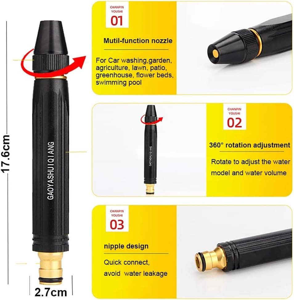 Limited-Time 50%OFF 🎉—Elnuvo™ PowerJet Pro Nozzle 💦 With 4 Premium Metal Adapters