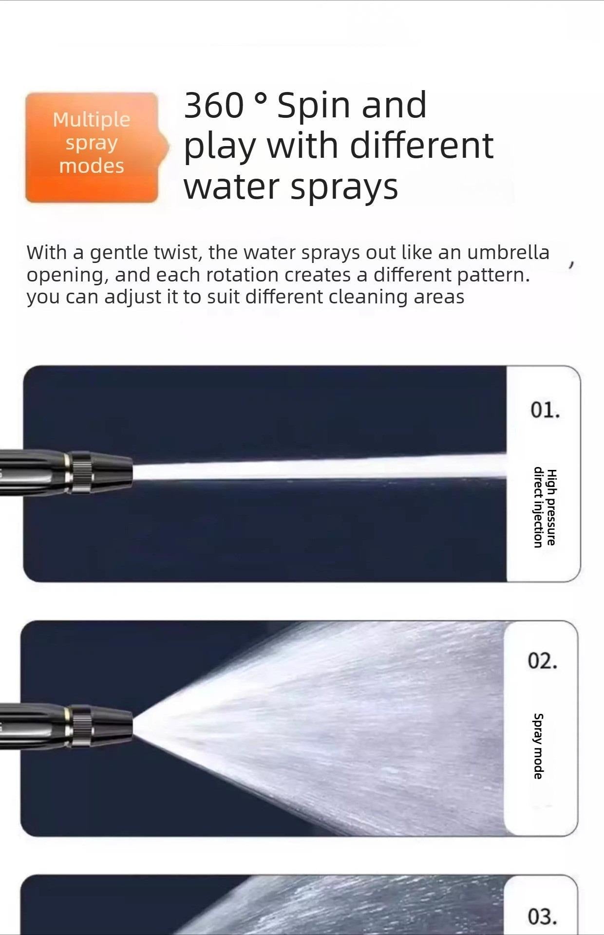 Limited-Time 50%OFF 🎉—Elnuvo™ PowerJet Pro Nozzle 💦 With 4 Premium Metal Adapters