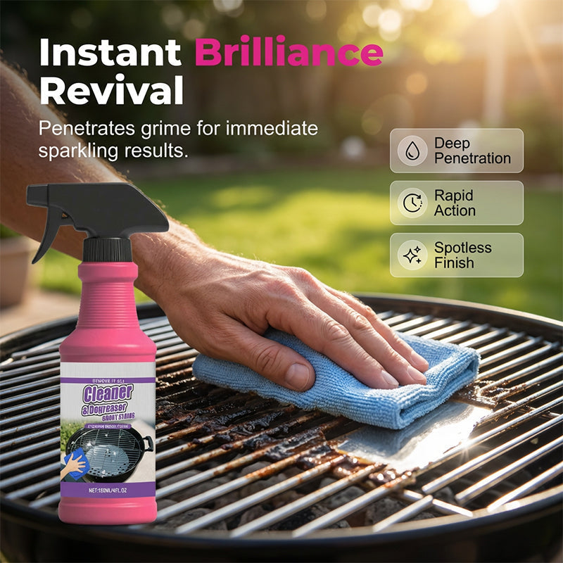 🔥Specialized Grill Cleaner — Heavy Grease, Gone Fast 🍢💦